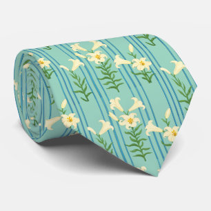 Easter Lily Neck Tie