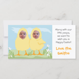 Easter Little Chicks - Photo Card