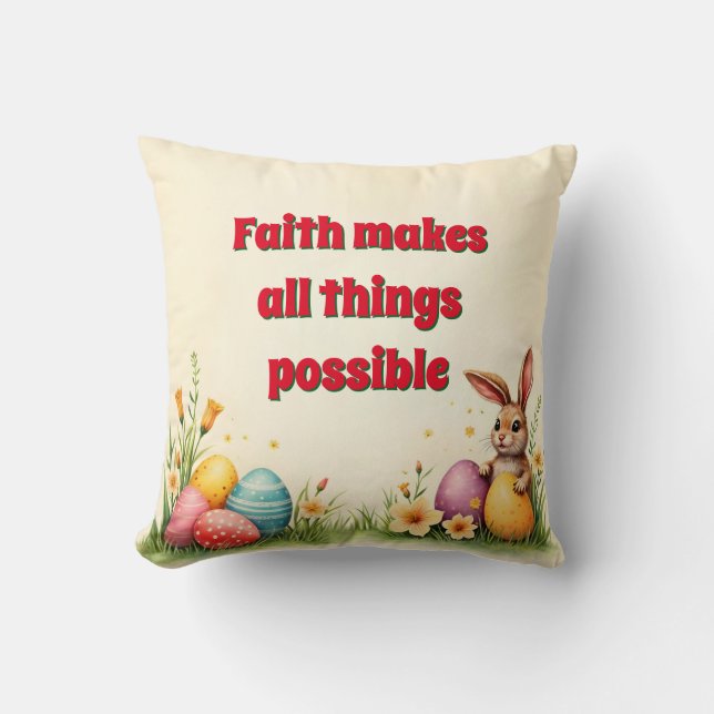 Easter Little Rabbit Popular Collection Cushion (Front)