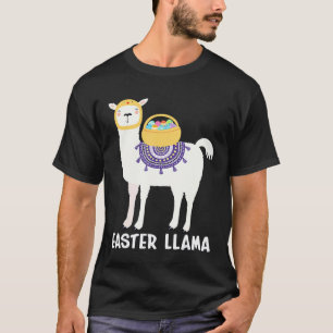 Easter Llama Bunny Egg Hunt Easter Holiday T-Shirt