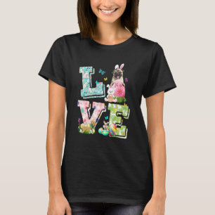 Easter Love Costume Pug Dog Puppy T-Shirt