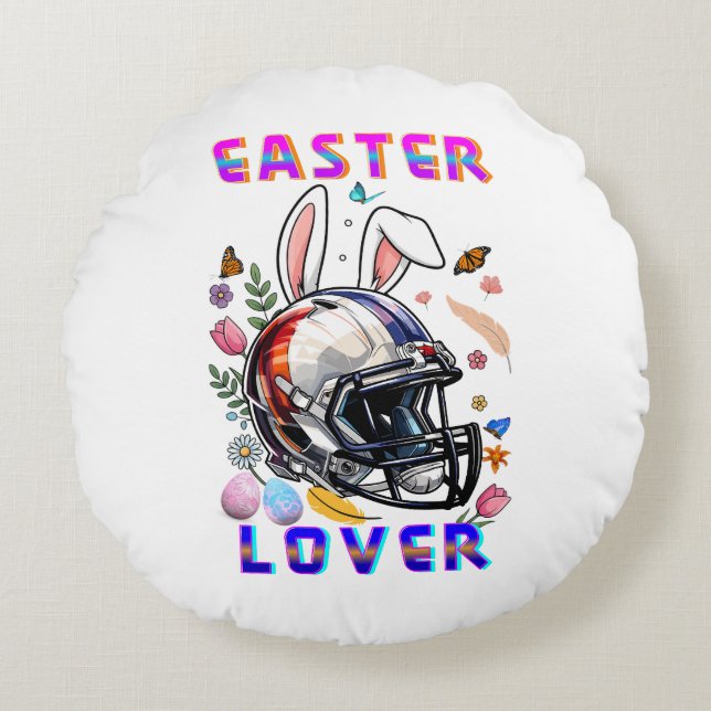Easter Lover Round Cushion (Front)