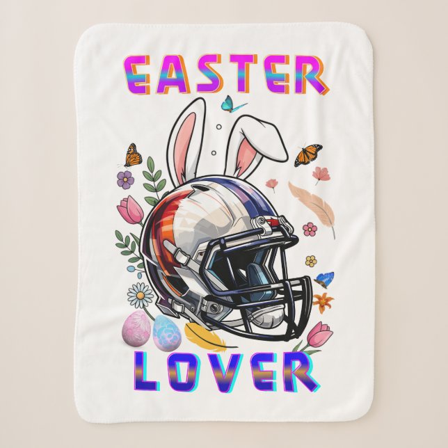 Easter Lover Sherpa Blanket (Front)