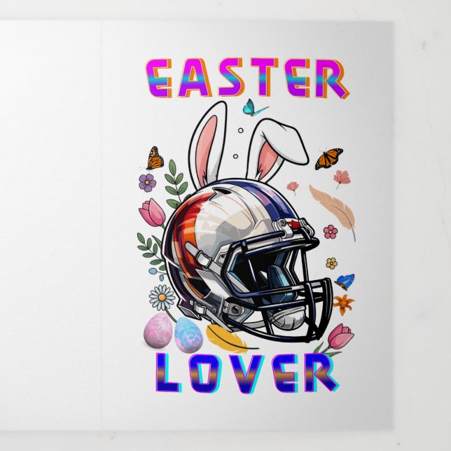 Easter Lover Tri-Fold Announcement (Cover)
