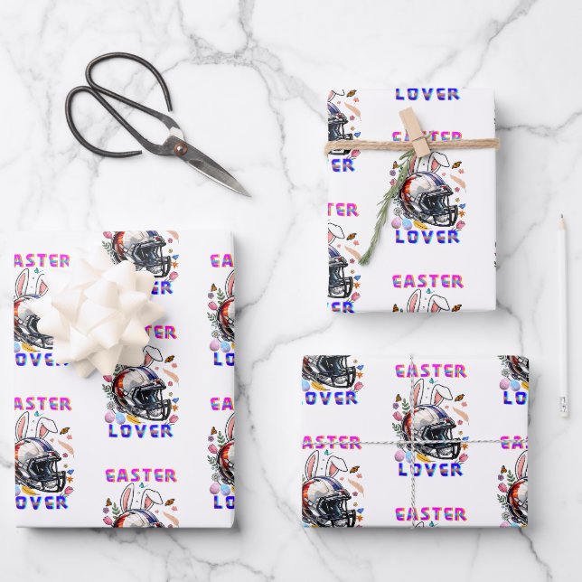 Easter Lover Wrapping Paper Sheet (Front)