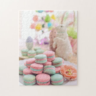 Easter Macarons Pastels Jigsaw Puzzle
