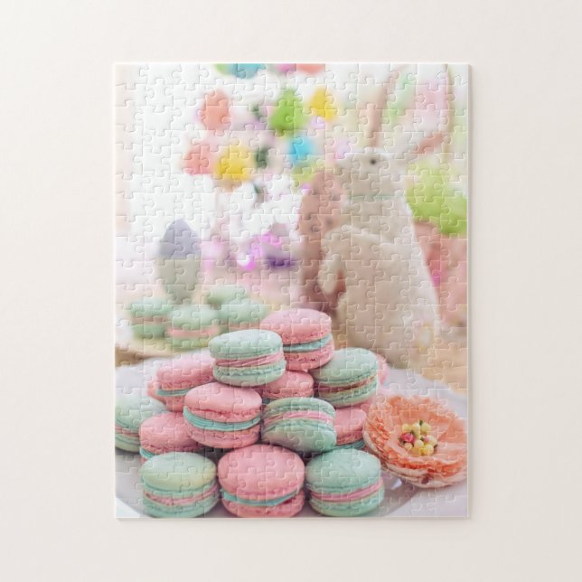 Easter Macarons Pastels Jigsaw Puzzle (Vertical)