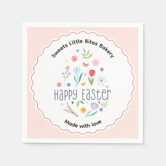 Easter Made with Love Bakery Napkin