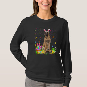 Easter Malinois Dog Bunny Egg Hunting Malinois Eas T-Shirt