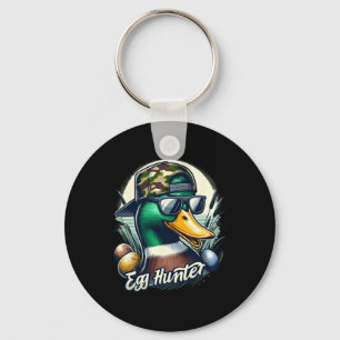 Easter Mallard Duck The Hunt Is On Easter Camo Duc Key Ring