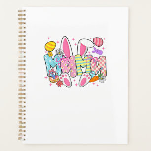 Easter Mama Bunny Ears Coquette Bow Easter Rabbit  Planner