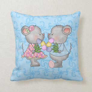 Easter Mice Pillow