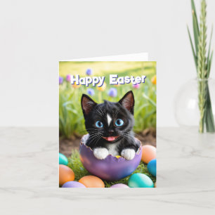 Easter Mischief: Felini’s Egg Takeover Holiday Card