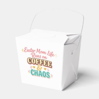 Easter Mom Runs on Coffee & Chaos – Funny Mom Favour Box