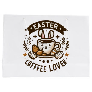 Easter Morning Brew Large Gift Bag