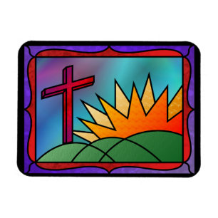 Easter Morning Flexible Magnet