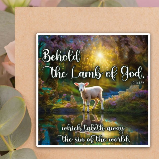 Easter Morning Lamb Of God John Bible Verse (Creator Uploaded)