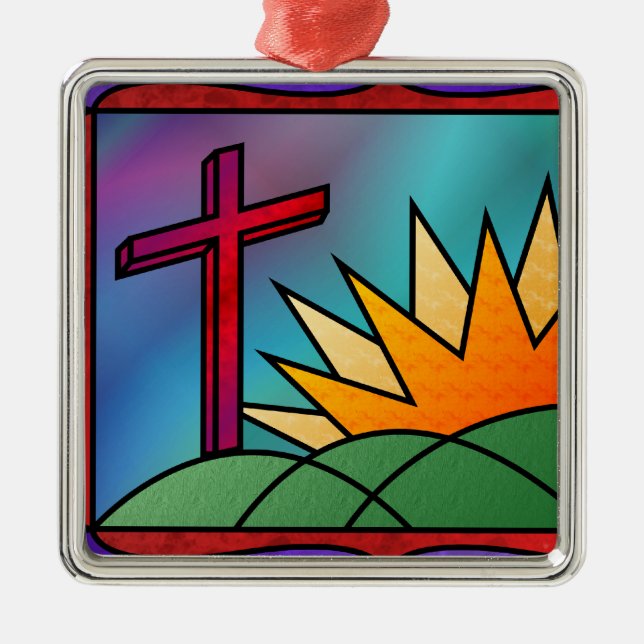 Easter Morning Ornament (Front)