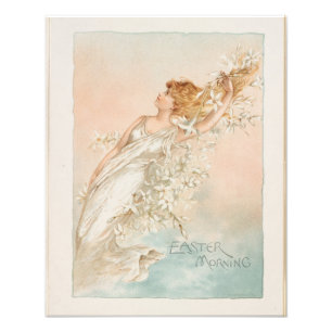 "Easter Morning" - Vintage Print, L. Prang & Co. Photo Print
