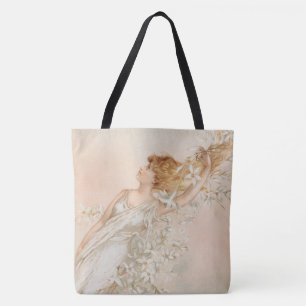"Easter Morning" - Vintage Print, L. Prang & Co. Tote Bag