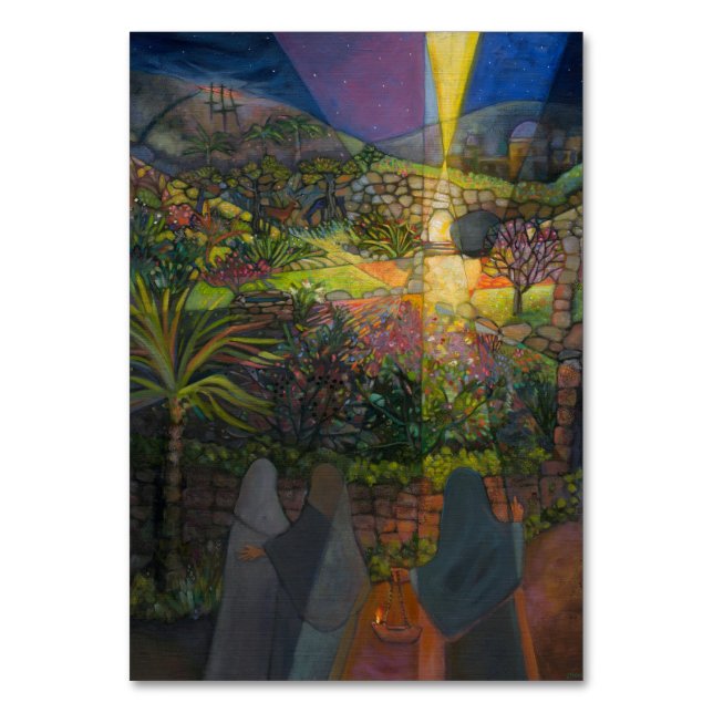 Easter Morning, Women at the Tomb Prayer Card (Front)