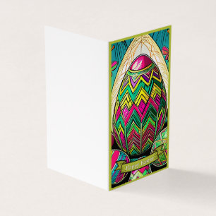 Easter Motif Coloured Cartoon with Easter Eggs 500