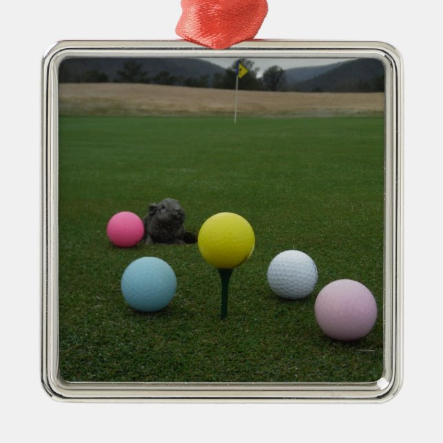 Easter mountain golf course metal tree decoration (Front)