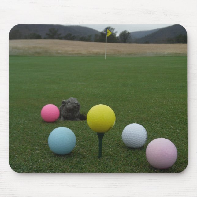 Easter mountain golf course mouse mat (Front)