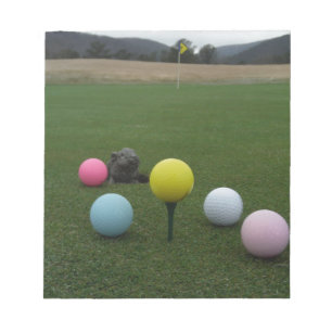 Easter mountain golf course notepad