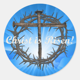 EASTER NAILS & CROWN OF THORNS STICKER