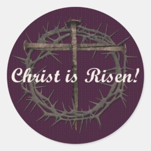 EASTER NAILS & CROWN OF THORNS STICKER