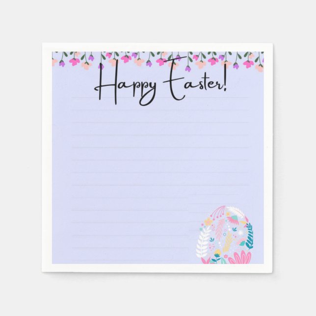 Easter Napkins for Spring (Front)