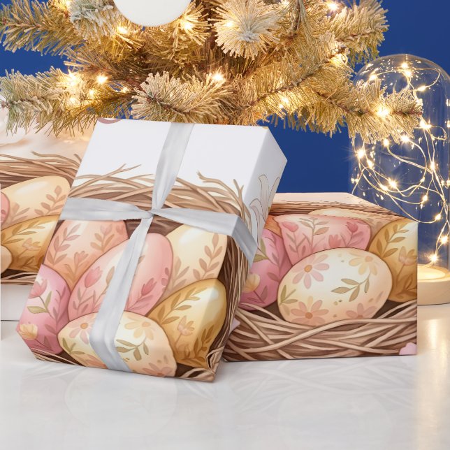 Easter Nest with Eggs Wrapping Paper (Holidays)