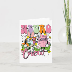 Easter Neurology Neuro Nurse Neuro Crew Neuro Squa Card