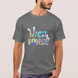 Easter Nicu Nurse Cute Bunny Ears Happy Easter Egg T-Shirt