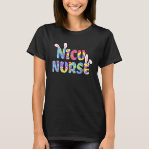 Easter Nicu Nurse Cute Bunny Ears Happy Easter Egg T-Shirt