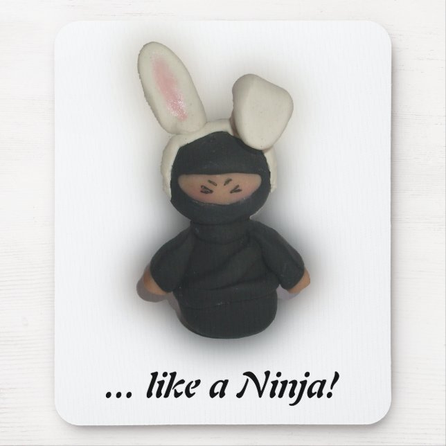 Easter Ninja Mouse Mat (Front)