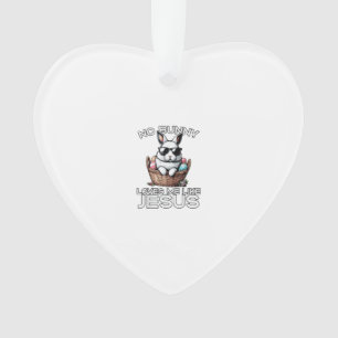 Easter No Bunny Loves Me Like Jesus Christian Men  Ornament