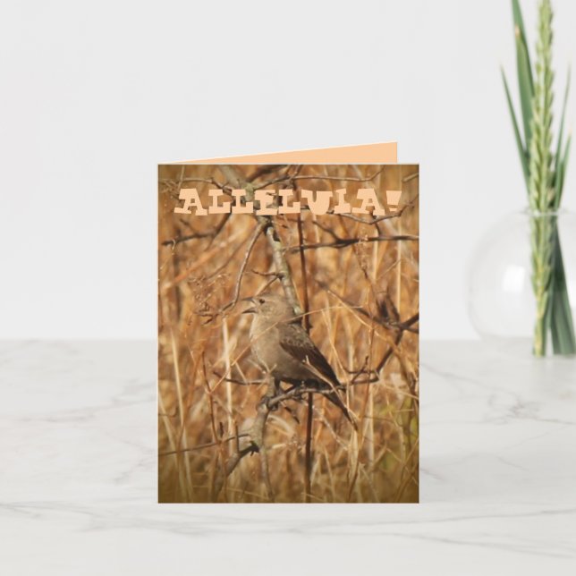 Easter Note Card with Religious Theme (Front)