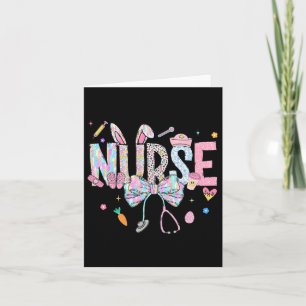 Easter Nurse Coquette Happy Easter Nurse School Nu Card