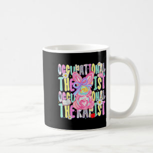 Easter Occupational Therapist Cute Colourful Sprin Coffee Mug