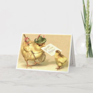 Easter old Fashion Card