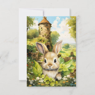 EASTER ON IT'S WAY Flat Save The Date Card