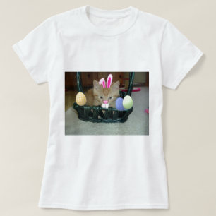 Easter Orange Tabby Kitten T-Shirt