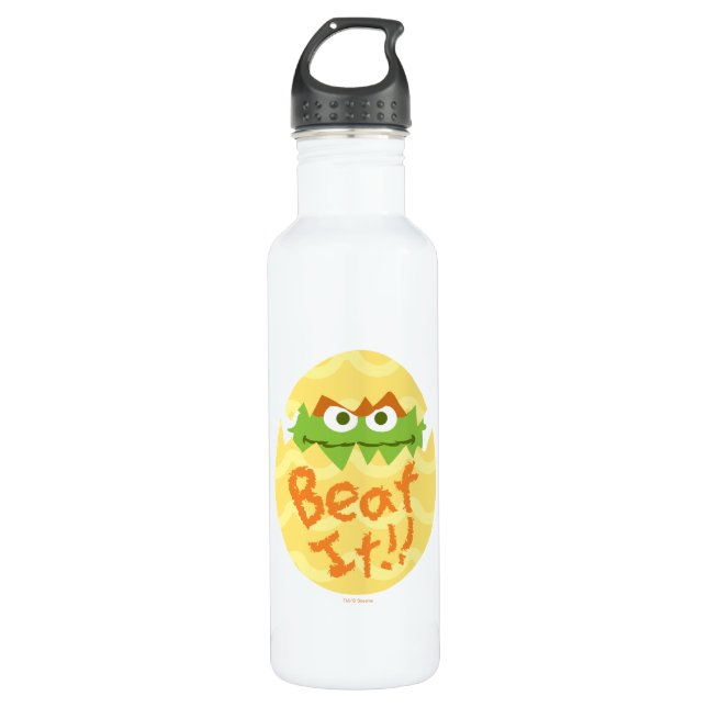 Easter Oscar the Grouch 710 Ml Water Bottle (Front)