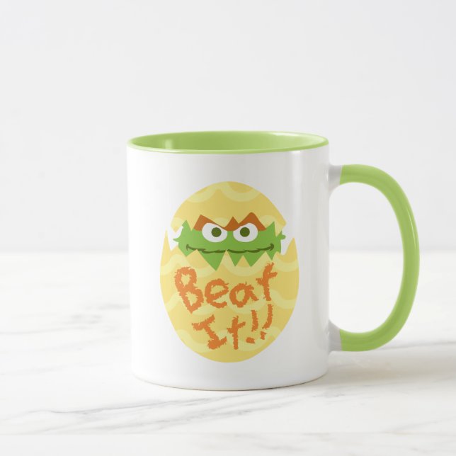 Easter Oscar the Grouch Mug (Right)
