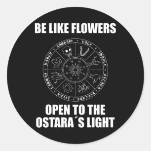 Easter Ostara Eostre Pagan Witchcraft Spring Moon Classic Round Sticker