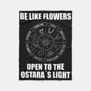 Easter Ostara Eostre Pagan Witchcraft Spring Moon Fleece Blanket