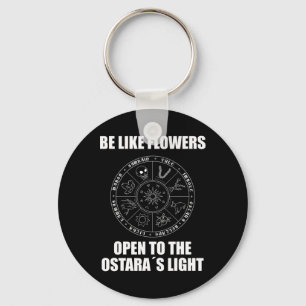 Easter Ostara Eostre Pagan Witchcraft Spring Moon Key Ring