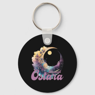 Easter Ostara Eostre Pagan Witchcraft Spring Moon  Key Ring